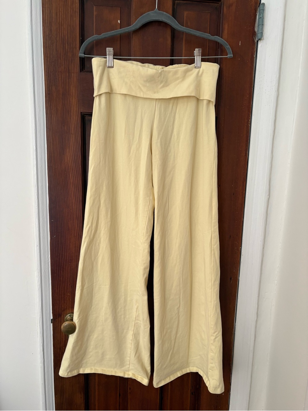 Yellow Flared Lounge Pants